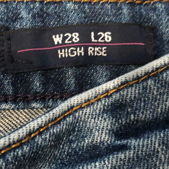 VIGOSS High Rise Friday Tapered Boyfriend Jeans 28 Inseam 26 EUC - Picture 4 of 9